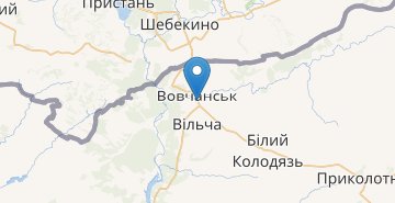 地图 Vovchansk (Kharkivska obl.)