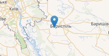 Карта Киев аэропорт Борисполь