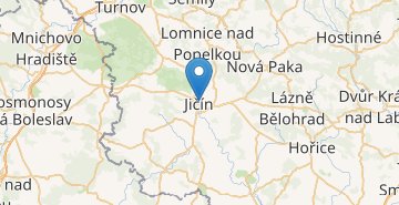 Mapa Jicin