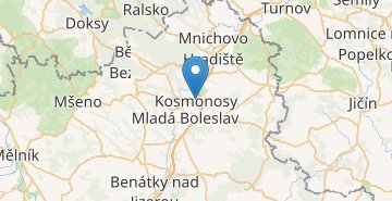Map Kosmonosy