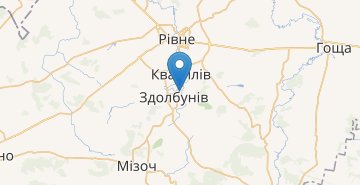 Карта Здолбунов