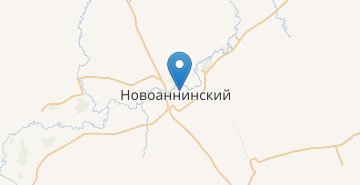 Mapa Novoanninsky