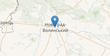 Мапа Новоград-Волинський