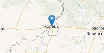 Карта Корец