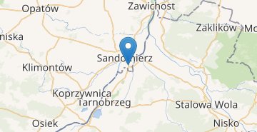 Map Sandomierz