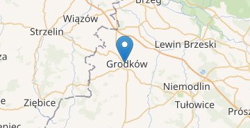 Mapa Grodkow