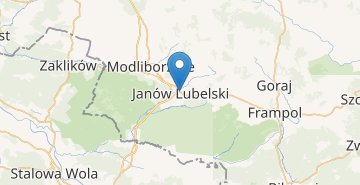Mapa Janow Lubelski