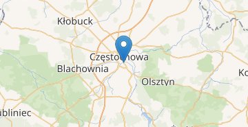 Map Czestochowa