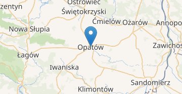Mapa Opatow