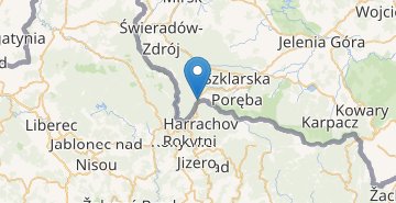 Mapa Harrachov