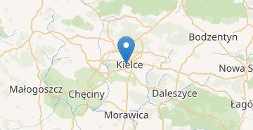 Mapa Kielce