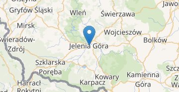 地图 Jelenia Gora