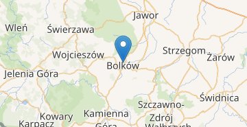 Map Bolków(jaworski,dolnośląskie)