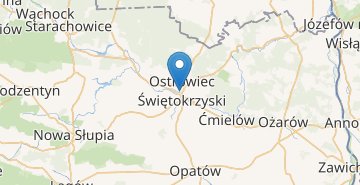 Map Ostrowiec Swietokrzyski