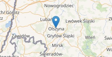 地图 Olszyna