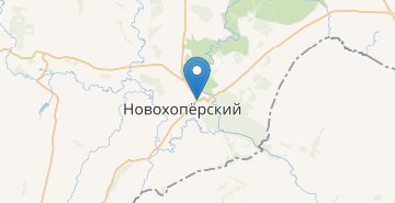 Mapa Novokhopyorsk