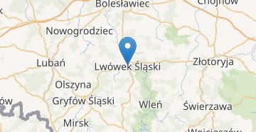 Mapa Lwówek Śląski
