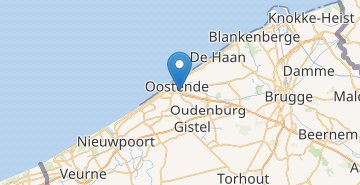 地图 Oostende
