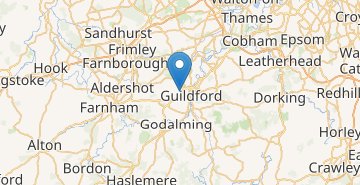 Mapa Guildford