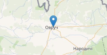 Карта Овруч