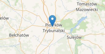 Map Piotrkow Trybunalski