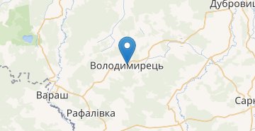 Карта Владимирец (Ровненская обл.)