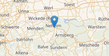 地图 Neheim-Hüsten (Arnsberg)