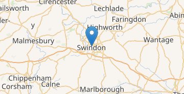 Mapa Swindon
