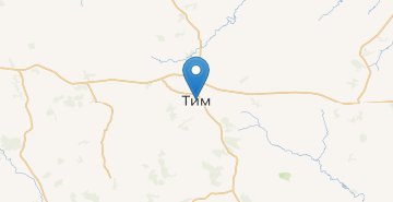 Карта Тим, Курская обл