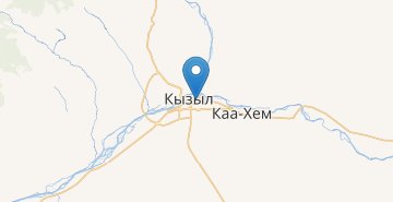 Карта Кызыл