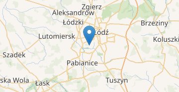 Map Lodz airport