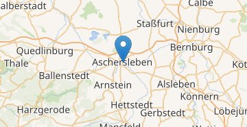 Mapa Aschersleben