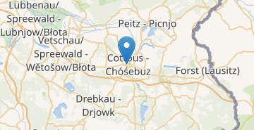 地图 Cottbus