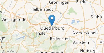 Map Quedlinburg 