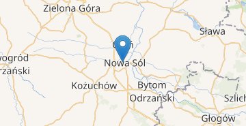 地图 Nowa Sol