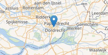 地图 Dordrecht
