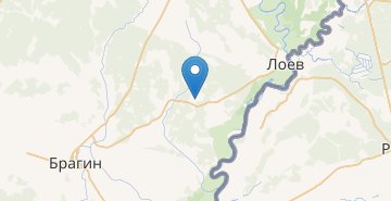 Карта Абрамовка (Лоевский район)
