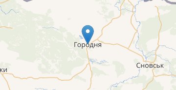 Mapa Gorodnia