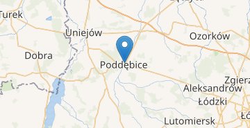 Mapa Poddebice