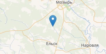 Mapa Malyi Bokov (Mozyrskyi r-n)