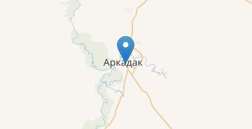 Map Arkadak