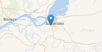 Map Balakovo