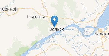Mapa Volsk