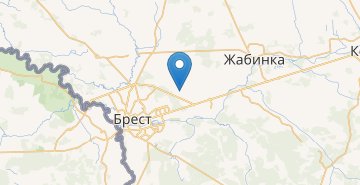 Mapa Bolshye Kosychy (Brestskyi r-n)