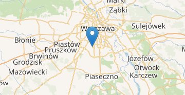 Мапа Варшава аеропорт Шопена