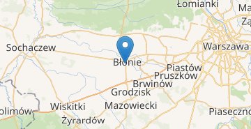 Mapa Blonie