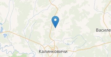 Mapa Bulavki (Kalinkovichskij r-n)