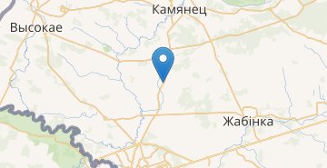 Map Turna Mal, Kameneckiy r-n BRESTSKAYA OBL. Belarus