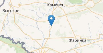 Map Bolshaya Turna, Kameneckiy r-n BRESTSKAYA OBL.
