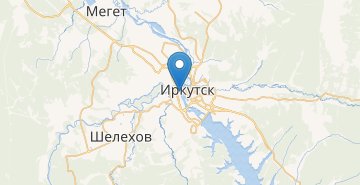 Mapa Irkutsk